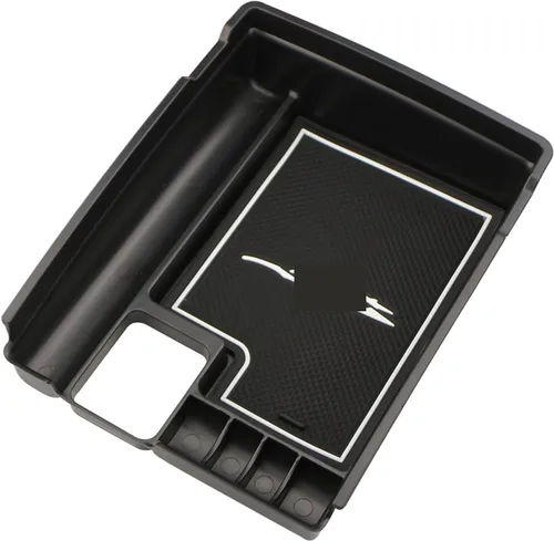 Vista 7 de Caja de almacenamiento central para reposabrazos de automóvil, compatible con Nissan X-Trail T32 2014-2020, bandeja de guantes, accesorios