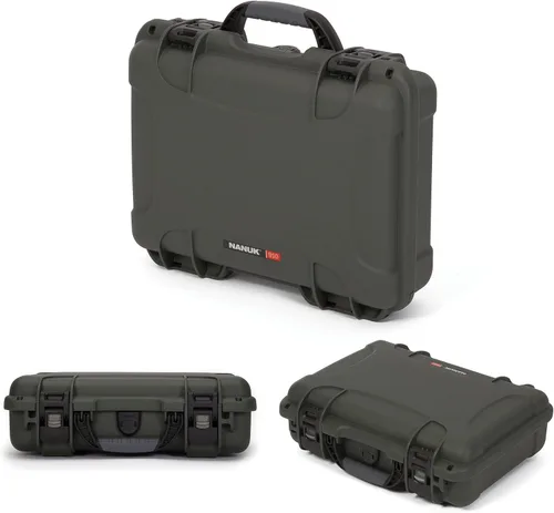 Vista 3 de NANUK Estuche rígido impermeable 910 con inserto de espuma para DJI Mini SE Fly More Kit - Olive, (910-MAVMSE6)