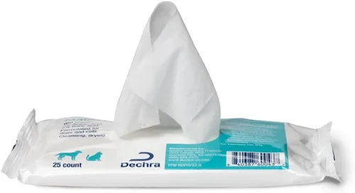 Vista 2 de MalAcetic Toallitas húmedas para perros y gatos, 25