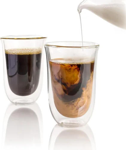 Vista 7 de Brod & Taylor Vasos de vidrio espresso con aislamiento de doble pared (juego de 2, 2 onzas / 2.0 fl oz)