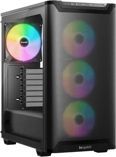 Vista 13 de be quiet! Pure Base 600 ATX Mid Tower Caja de PC 2 Ventiladores Pure Wings Preinstalados Negro BG021