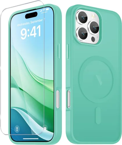 Vista 1674 de Funda para Google Pixel 10 Pro XL, cubierta magnética mate, color negro Fit for MagSafe, Screen Protector included, Shockproof Military Grade