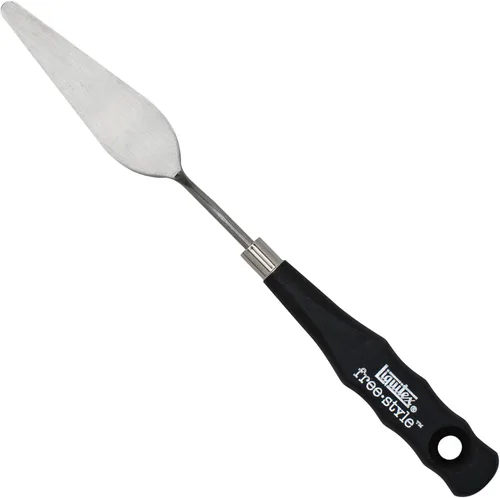 Vista 32 de Liquitex Cuchillo de pintura pequeño profesional Freestyle, n.º 1, plata/negro