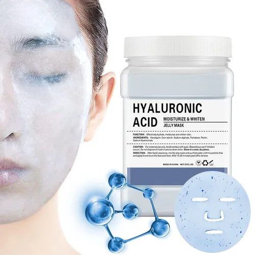 Vista 11 de Máscara de gelatina en polvo para faciales, antienvejecimiento de oro de 24 quilates, mascarilla facial profesional para combatir líneas finas