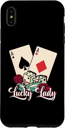 Vista 11 de Lucky Lady Poker Player Gambling Casino Gambler Case for iPhone 16