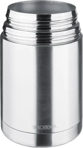 Vista 3 de Isosteel Recipiente de alimentos al vacío, acero inoxidable, plata, 3.9 x 5.9 x 7.9 in