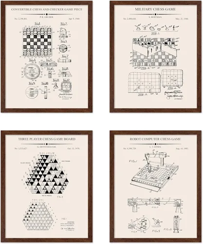 Vista 53 de Poster Master Póster de juguete de construcción de 2 piezas, estampado de patente de bloques de construcción, arte de minifigura, diseño