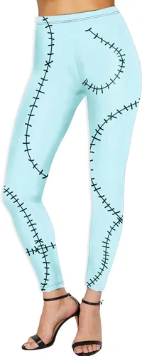 Vista 5 de AOBUTE Leggings de Halloween elásticos estampados para mujer