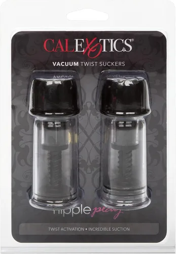 Vista 5 de California Exotic Novelties Nipple Play - Ventosas al vacío, color negro y transparente
