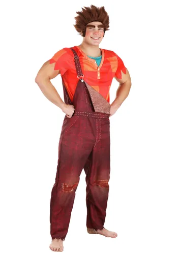 Vista 4 de Disfraz de Ralph El Demoledor para Hombre de Disney Multicolor