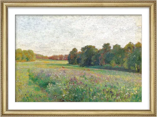 Vista 181 de MUDECOR Lienzo enmarcado prémium para pared, pinos nevados en bosque de invierno, ilustraciones modernas, arte contemporáneo, escénico, divertido