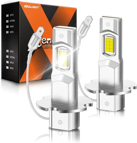 Vista 16 de SEALIGHT Bombillas HID D1S D1R, 6500K blanco frío 10X brillo HID Xenón ensamblaje de repuesto 66144 66140 85140 85140 85415 (85415C1) 0.01S