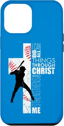 Vista 26 de Blue Christian Baseball Gifts Teen Boys Cross Bible Phone Case para iPhone 17