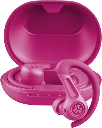 Vista 9 de JLab JBuds Sport ANC 4 True Wireless Bluetooth Audífonos + Estuche de Carga, Grafito, Controles de Deslize + Toque, Cancelación Activa de Ruido