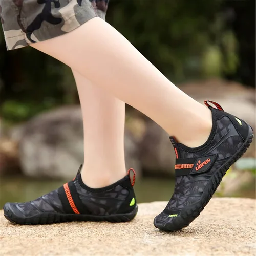 Vista 9 de UBFEN - Zapatos para el agua para niños y niñas, zapatos acuáticos y livianos de secado rápido para ir a la playa, practicar deportes, hacer
