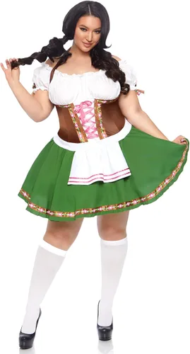 Vista 7 de Leg Avenue Women's Gretchen Costume Dirndl Dress Oktoberfest Outfits Women