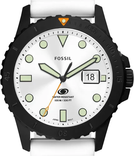 Vista 4 de Fossil Reloj casual de acero inoxidable de cuarzo azul para hombre