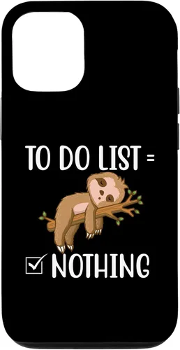 Vista 27 de To Do List - Sleeping Sloth Wildlife Animal Lover Zookeeper Case for iPhone 15