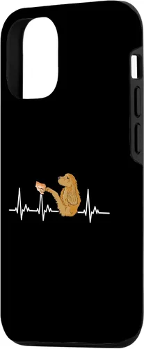 Vista 2 de Funda para iPhone 14 Cocker Spaniel Heartbeat human dog