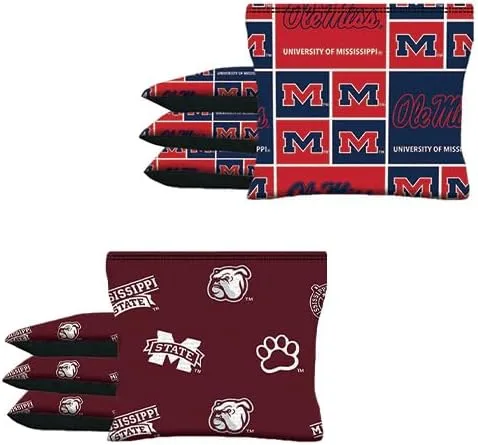 Vista 14 de BackYardGamesUSA Cornhole BEANBAGS Made w Minnesota Fabric 8 Regulation Game Toss Bags estilo 60