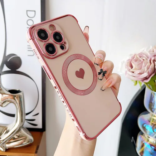 Vista 10 de Para iPhone 15 Funda de silicona a prueba de golpes lindo diseño suave de silicona cámara de protección de corazón encantador fundas para iPhone 15