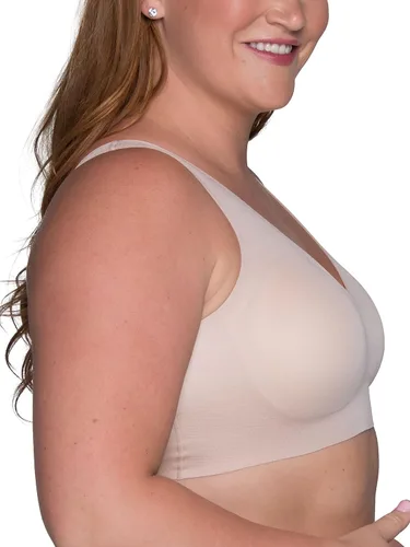 Vista 3 de Vanity Fair Women's Beyond Comfort Sleek and Smooth Simple Sizing Wireless Bra