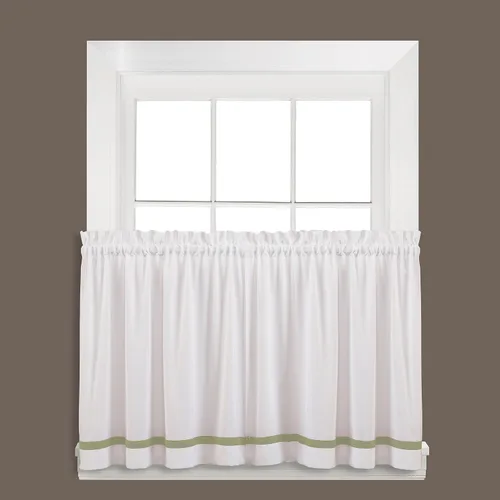 Vista 9 de SKL Home Sutton Cenefa para ventana, 18 x 38 pulgadas, Burdeos