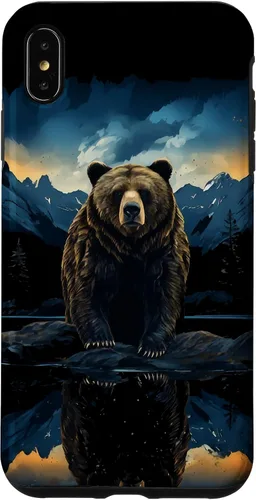 Vista 11 de Bear Grizzly Animal Mountain Hiking Case for iPhone 16