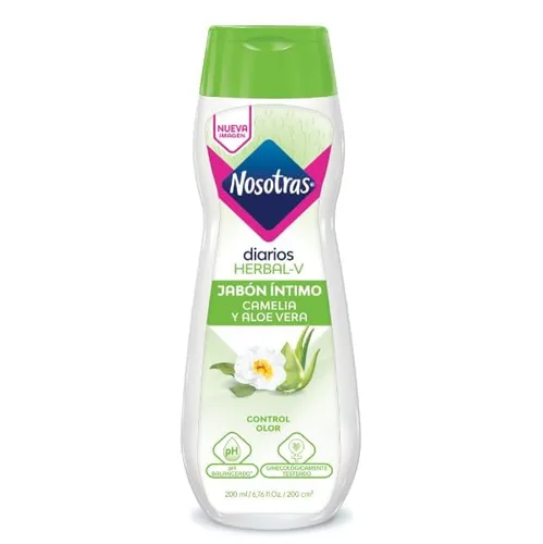 Vista 3 de Nosotras Jabón Íntimo We Herbal con Aloe Vera - 200 mL