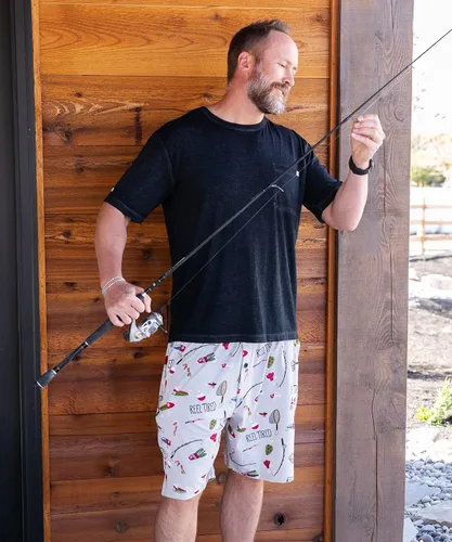 Vista 20 de Lazy One - Pantalones cortos de pijama para hombre, ropa de dormir