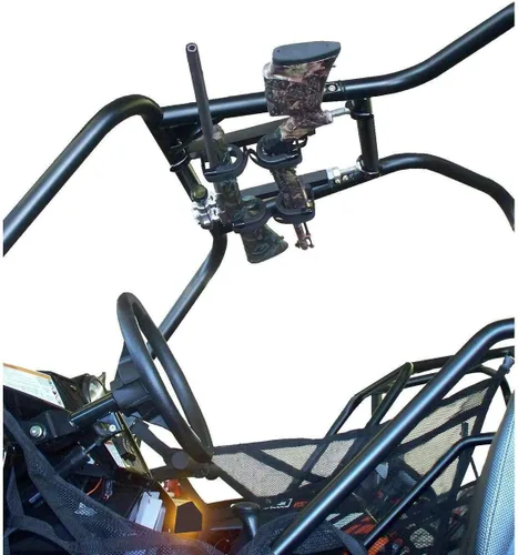 Vista 2 de Portaarmas de Extracción Rápida para Techo - UTV con profundidad de barra antivuelco de 23"-28" (QD850-OGR)
