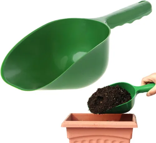 Vista 6 de Cuchara de jardín multifunción de suelo de plástico pala cucharas de excavación herramienta de cultivo