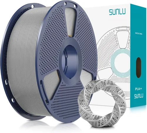 Vista 61 de SUNLU - Filamento PLA Plus para impresora 3D, 1.75 mm, bobina de 1 kg (2.2 lb), enrollado de forma ordenada, precisión dimensional ±0.02 mm