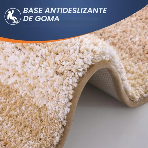 Vista 6 de OLANLY - Juego de tapetes para baño de 2 piezas, de microfibra, suaves y absorbentes, antideslizantes, lavables a máquina y para secadora, felpudos