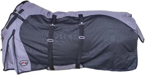 Vista 7 de CHALLENGER Manta de invierno de 60 pulgadas 1200D Horse Turnout impermeable de peso pesado 5EE20BG