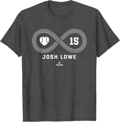Vista 13 de Camiseta Infinite Love Josh Lowe Tampa Bay MLBPA, Negro