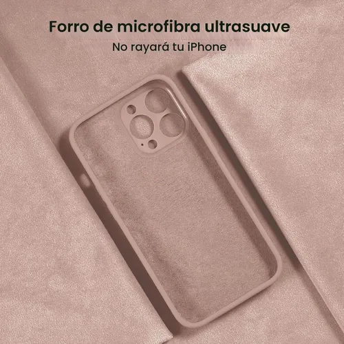 Vista 5 de FireNova Funda diseñada para iPhone 14 Pro, 6.1 pulgadas, arena rosada