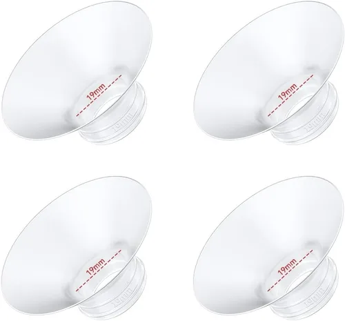 Vista 11 de 4 piezas de inserción de brida de 13 mm compatible con Momcozy M5/M6/M9/S12 Pro/V1 Pro/V1 Pro extractor de leche, apto