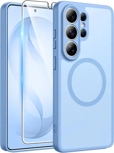 Vista 268 de FNTCASE - Funda para iPhone 16 Pro: magnética, mate, translúcida, de grado militar, protectora contra caídas, resistente, fina, duradera y a prueba