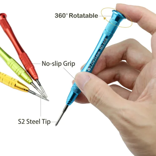 Vista 3 de Y00 Triwing Screwdriver for Nintendo Switch Triwing Tripoint Screwdriver Set Y00 and PH00 Phillips Screwdriver Set Repair Tool Kit for Joy