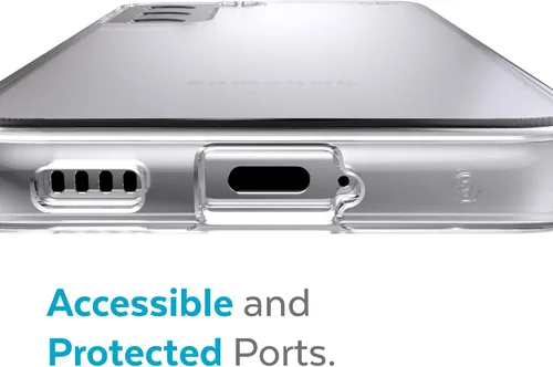 Vista 8 de Speck Productos Presidio Perfect Clear Samsung Galaxy S22+ Funda, transparente/transparente
