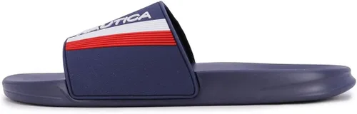 Vista 2 de Nautica Men's Athletic Slide Comfort Sandal Shower Slippers