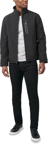 Vista 4 de Nautica Chaqueta cortavientos Softshell para hombre, resistente al agua y al viento