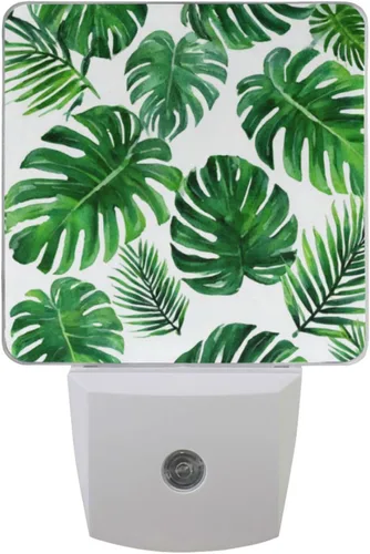 Vista 15 de Vdsrup Juego de 2 luces de noche de pan de jengibre de Navidad de dibujos animados, luces nocturnas con enchufe de pared, luz nocturna LED