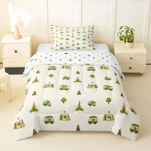 Vista 18 de Erosebridal Yoga Gifts Comforter Set for Kids Boys Girls Yoga Chakras Bedding Sun and Moon Duvet Set Boho Tribal Comforter Twin with 1 Pillowcase