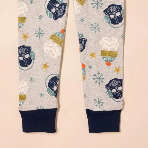 Vista 6 de Amazon Essentials Disney Marvel Star Wars - Pijama unisex de algodón ajustado para niños