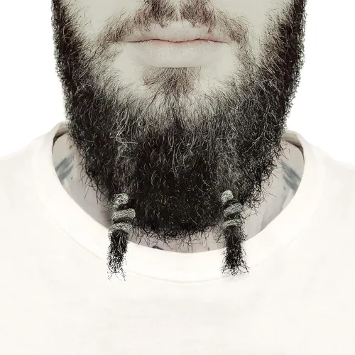 Vista 12 de Viking Beard Bead Coil Set (8-Pack) - Norse Rings for Hair, Dreads & Beards