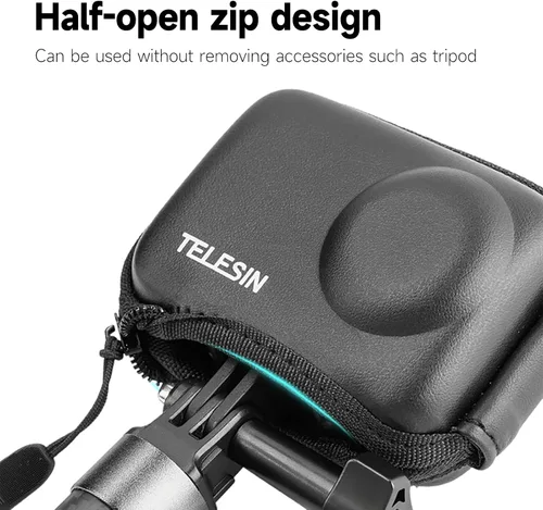 Vista 6 de TELESIN Mini estuche protector de lente para DJI Action 5 Pro Action 4 Action 3 Insta 360 Ace Insta360 Ace Ace Pro Accesorios, Mini bolsa protectora
