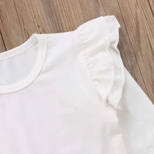Vista 5 de Mubineo - Camiseta de manga corta para bebé, algodón, diseño liso