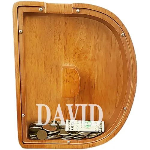 Vista 25 de Alcancía personalizada grande de madera con letras, alcancía de monedas, alcancía personalizada con nombre, puede usarse como regalo de Navidad